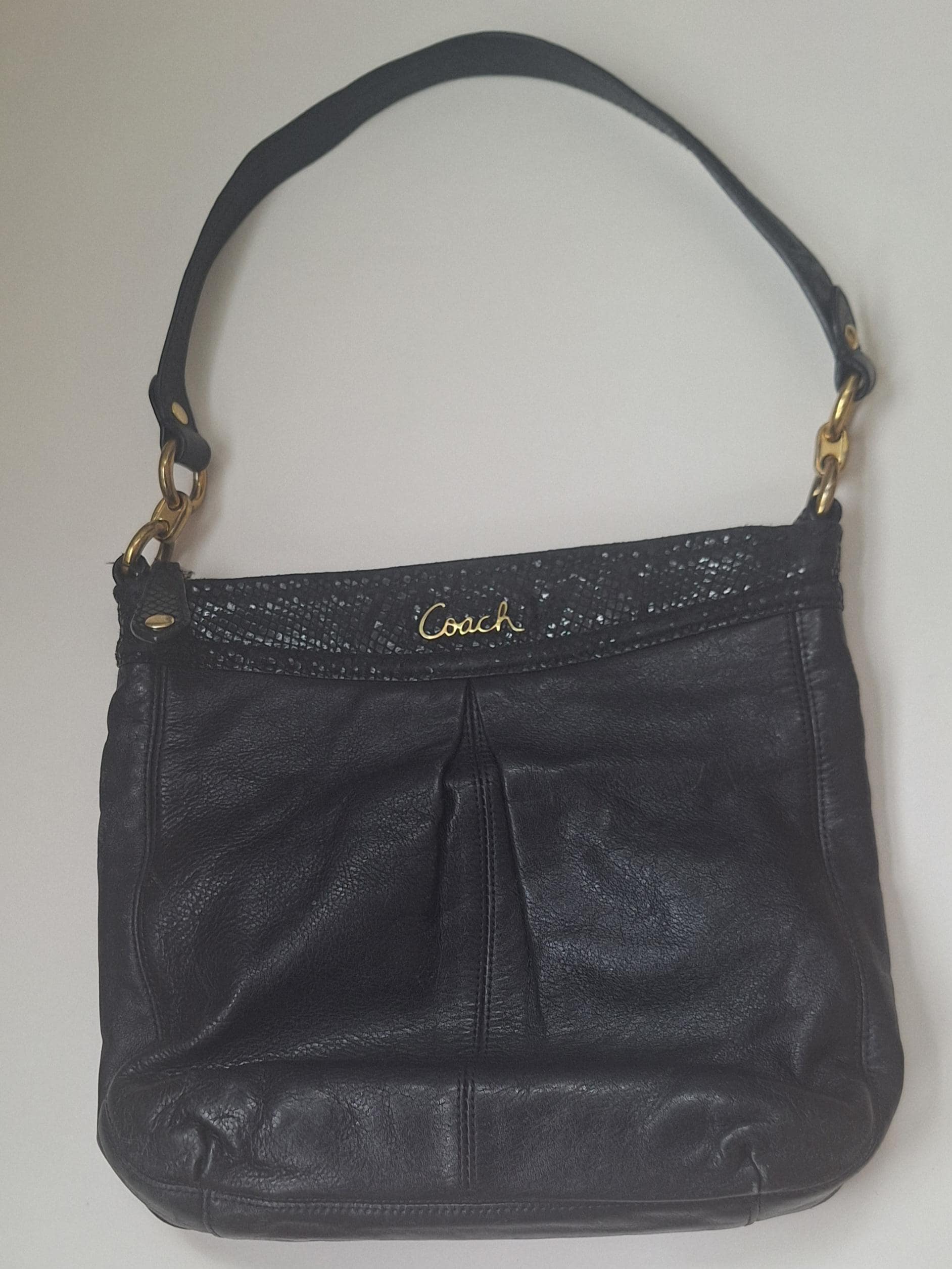 COACH - 美品 コーチ 2wayショルダー ブラック アシュレイ レザー 