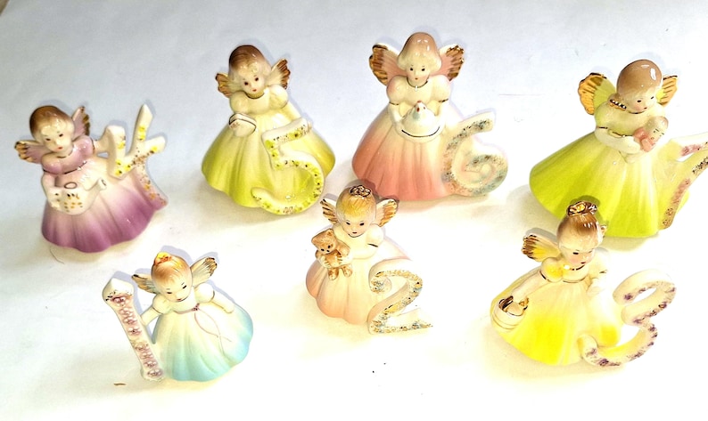 Vintage Josef Age Angel Figurines– Collectible Angel Art. - Etsy