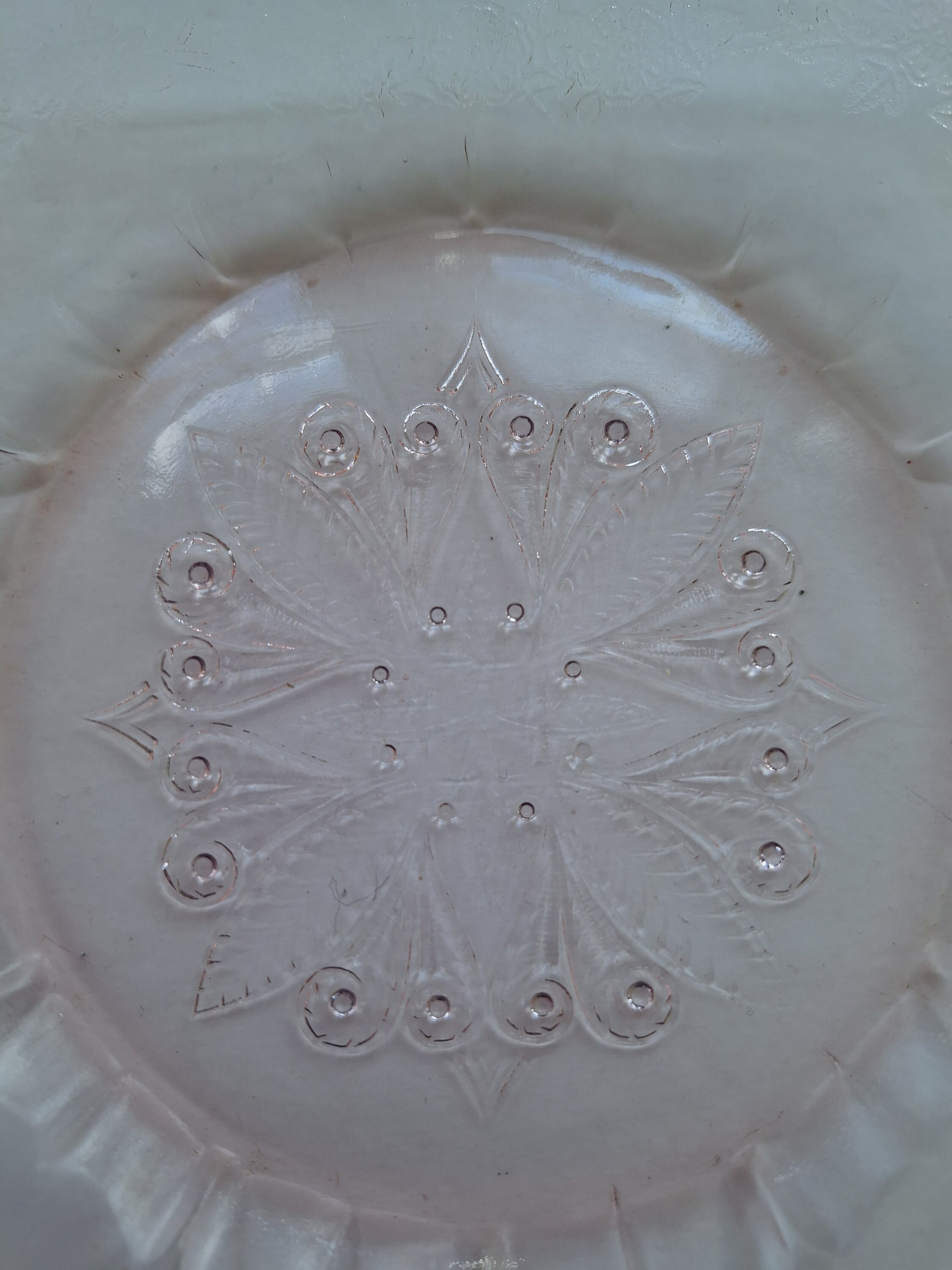 Pink Depression Glass adam Pattern Sherbert Plate 6 Etsy
