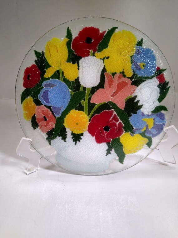 Peggy Karr bouquet 11 Plate 1998 Etsy