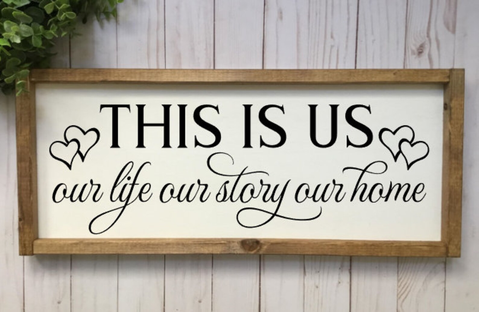 This Is Us Wall Sign Our Life Our Story Our Home Wall Decor Etsy