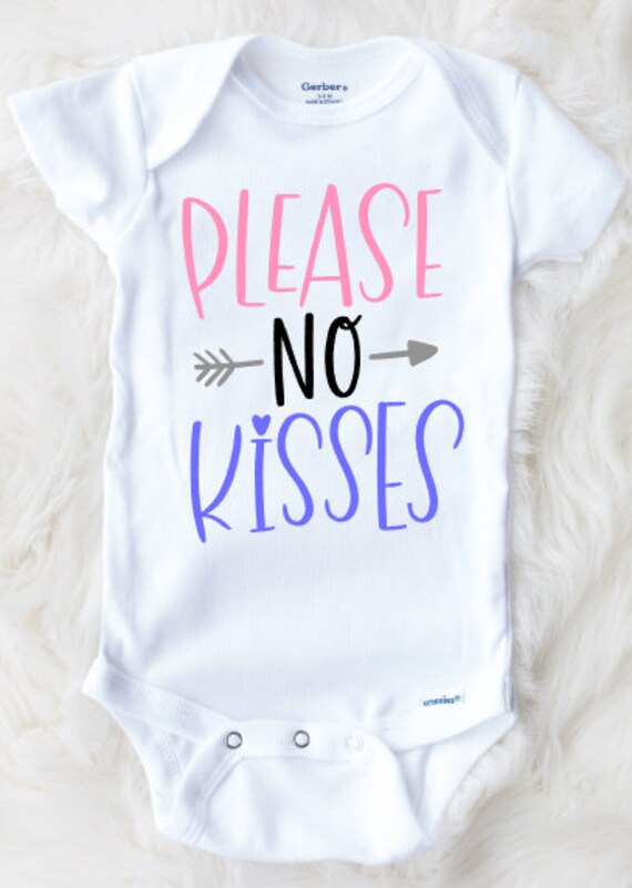 no kisses baby onesie