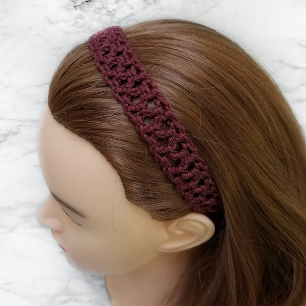 Adjustable Headband, boho hairband for women, festival hair accessories, comfy headband, hippie gifts under 15 dollars