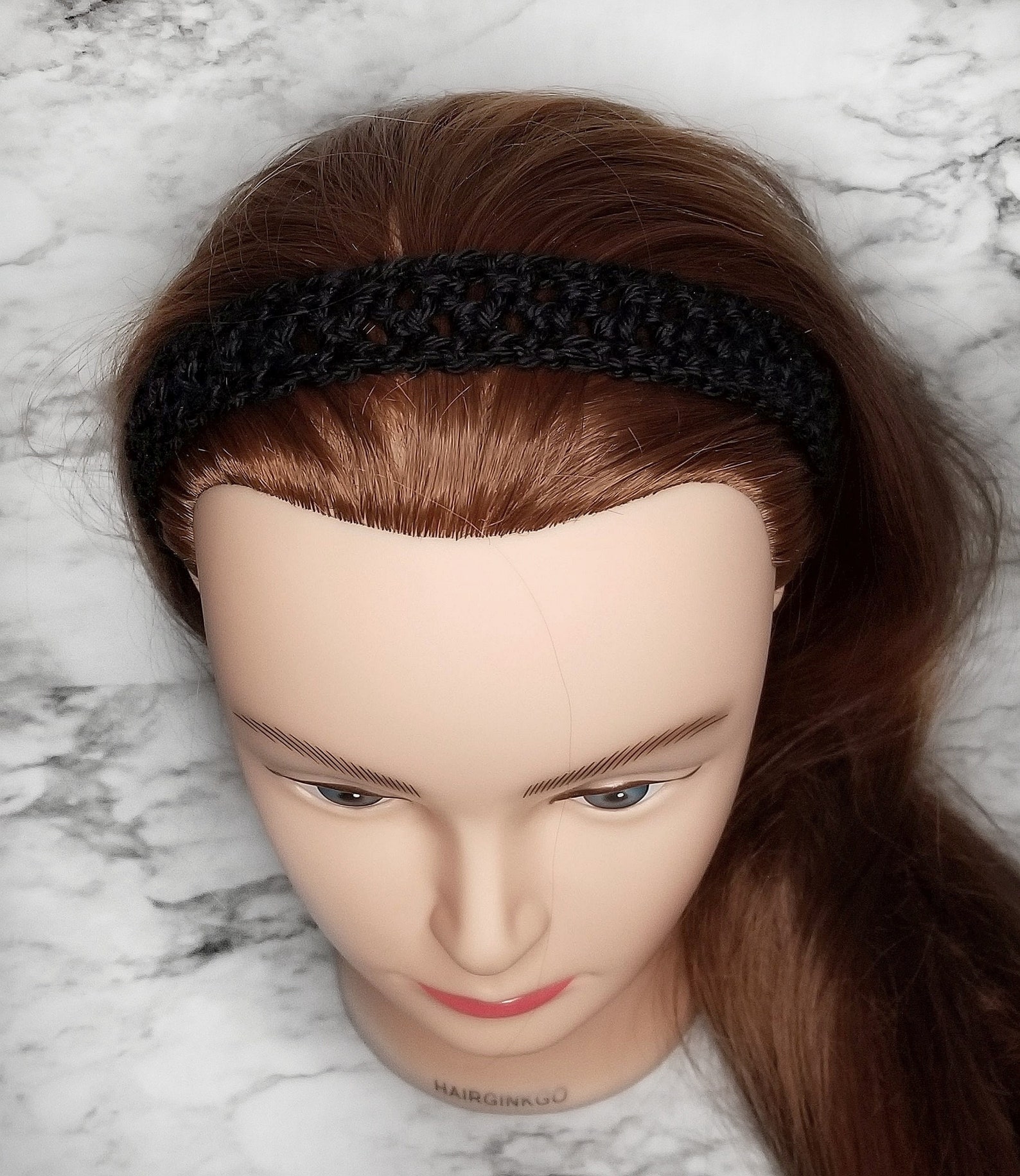 No Headache Headband Black Boho Gifts for Her Hair Etsy