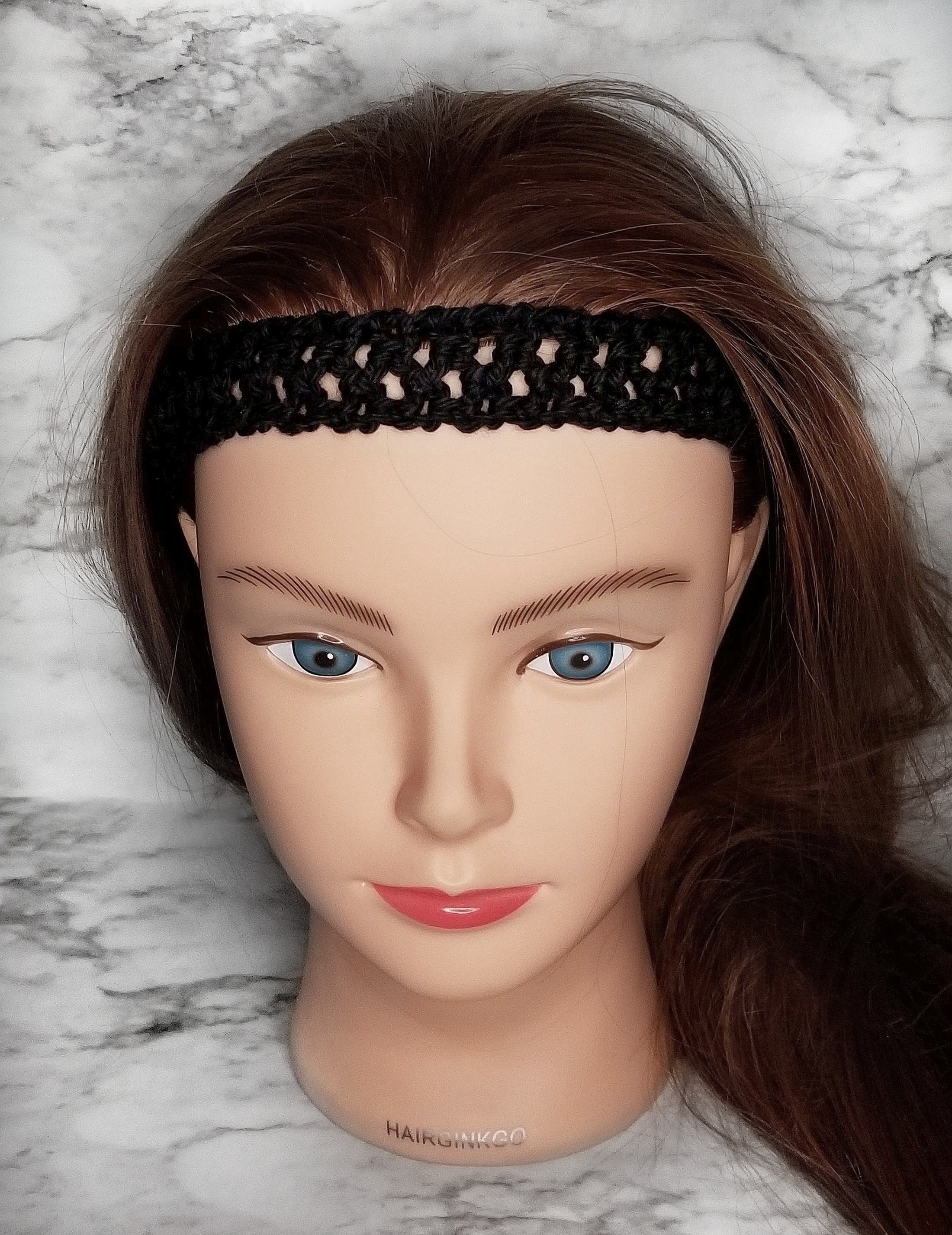 No Headache Headband Black Boho Gifts for Her Hair Etsy