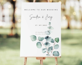 wedding welcome sign, wedding welcome sign template, welcome to our wedding sign, welcome sign for wedding