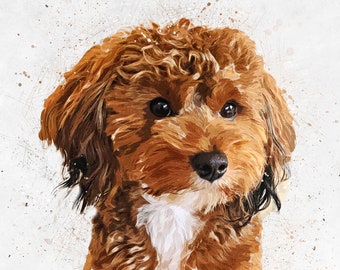 portrait from photo, pet portrait, Pet Memorial, portrait, painting from photo, custom pet portrait, pet portrait, commission portrait