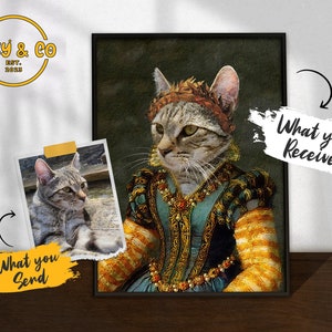 Custom Pet Portrait: Royal Renaissance Animal Painting