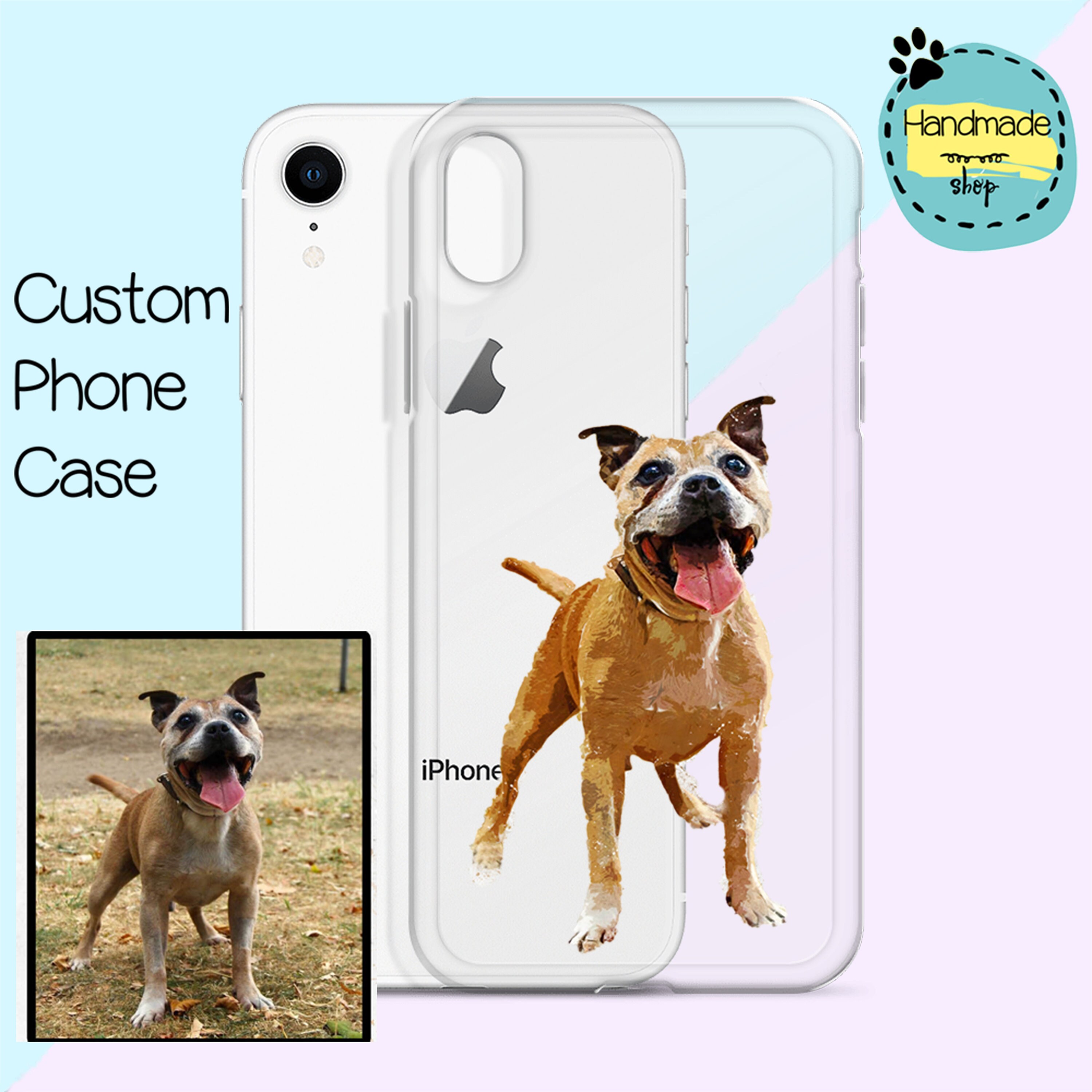 Custom Dog iPhone Case Personalized Pet Dog iPhone Case Etsy