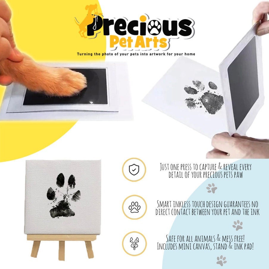 Inkless foot and hand print kit