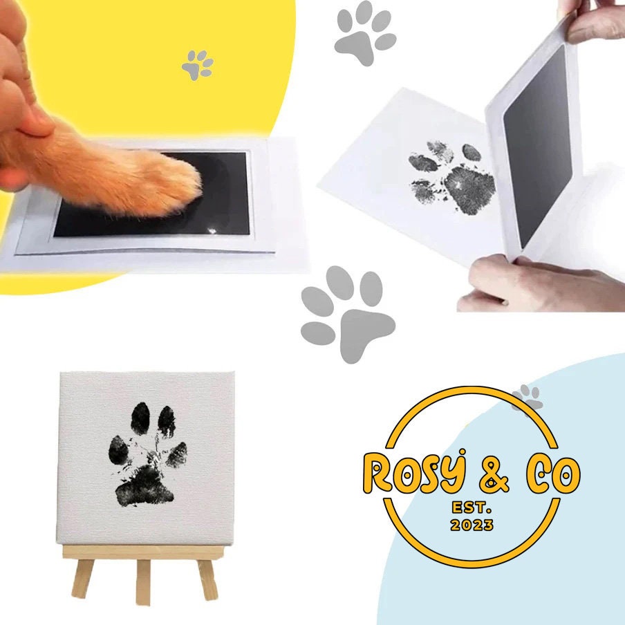Inkless Paw Print Kit, No Ink No Mess, Pet Loss Gift, Custom Dog