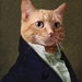 Custom Pet Portrait, Pet Portrait, Renaissance Cat Portrait, Regal Cat Portrait, Royal Cat Portrait, Custom Cat Art, Regal Cat Painting, Art 