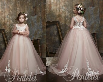 pentelei flower girl dress
