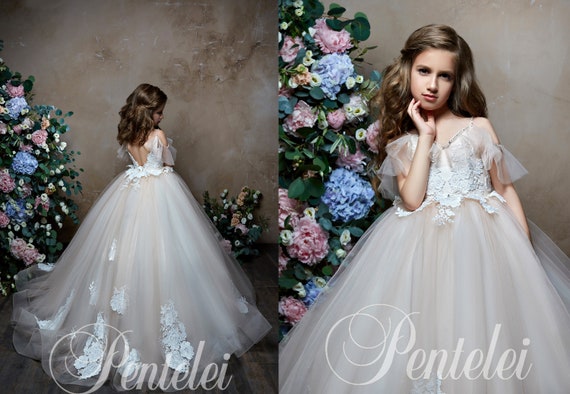 pentelei flower girl dress