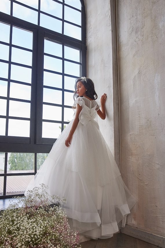 First Communion Dress 3233flower Girl Dress Baptism Dress baby Toddler Lace Dress flower Girls Dresses flower Girl Dress Etsy Ireland