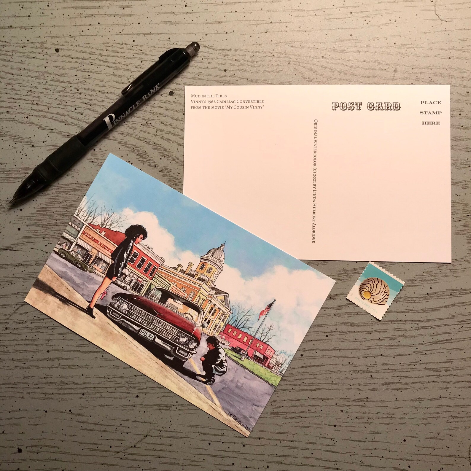 Postcard, My Cousin Vinnie, Mud in the Tires, Vinny and Lisa, 62