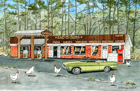 postcard, My Cousin Vinnie, Sac-O-Suds, two yutes, post card, 64 skylark