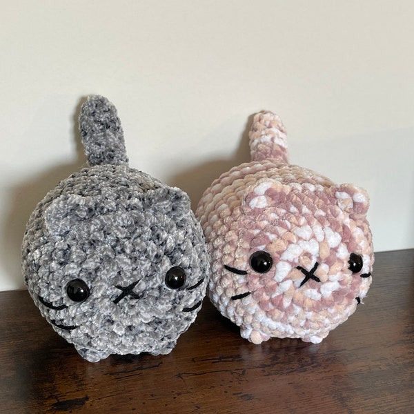 Crochet Loaf Cats, Animal, Plushie, Kawaii, Handmade