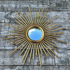 Needle sun mirror with witch's eye Diam 45 cm