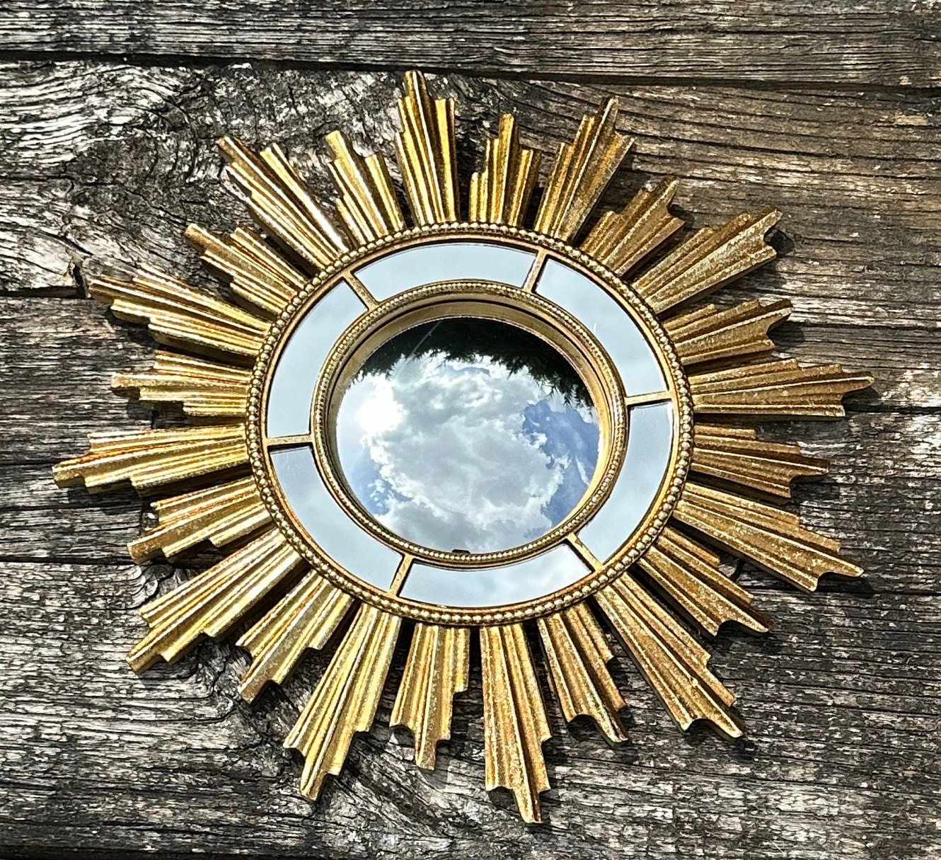 Antique sunburst mirror - Etsy 日本