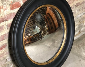 Miroir rond dit « oeil de sorcière » de style Napoléon III Diam 80 cm