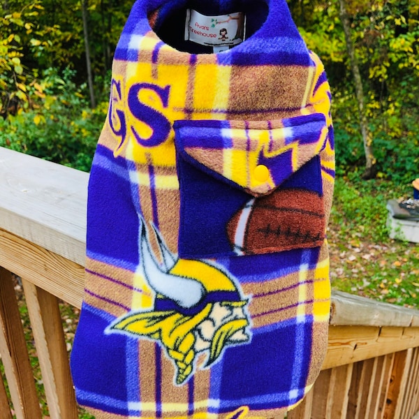 Minnesota Vikings Pet Fleece Coats