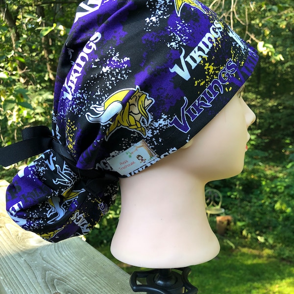 Minnesota Vikings Slouchy Surgical Scrub Hat Cap