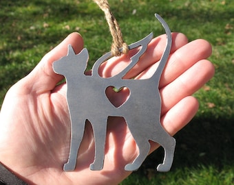 Siamese Cat Memorial Angel - Cat Loss Gift - Pet Loss Cat Sympathy Remembrance Gift - Metal Cat Christmas Ornament - Cat Lover