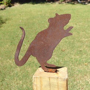 Rat Garden Sculpture