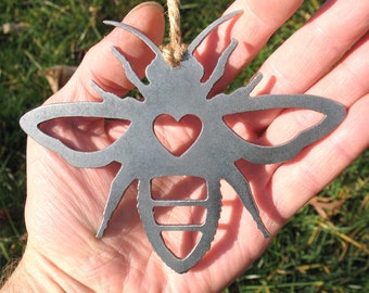 Bee Gift for Her - Bee Gift for Mom - Bee Gift for Men - Bee Keeper Gift - Honey Bee Decor - Bee Ornament - Personalized Bee Ornament