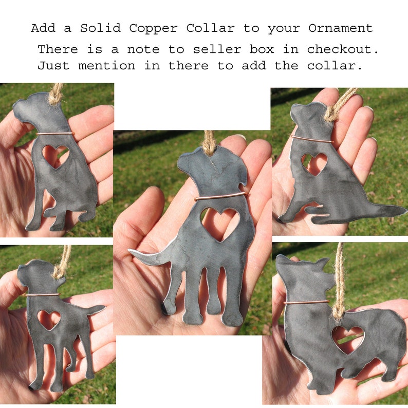 Metal Dog Christmas Ornament Pet Lover Memorial Ornament Australian Shepherd Dog Ornament 2 Pet Loss Dog Memorial Remembrance Gift