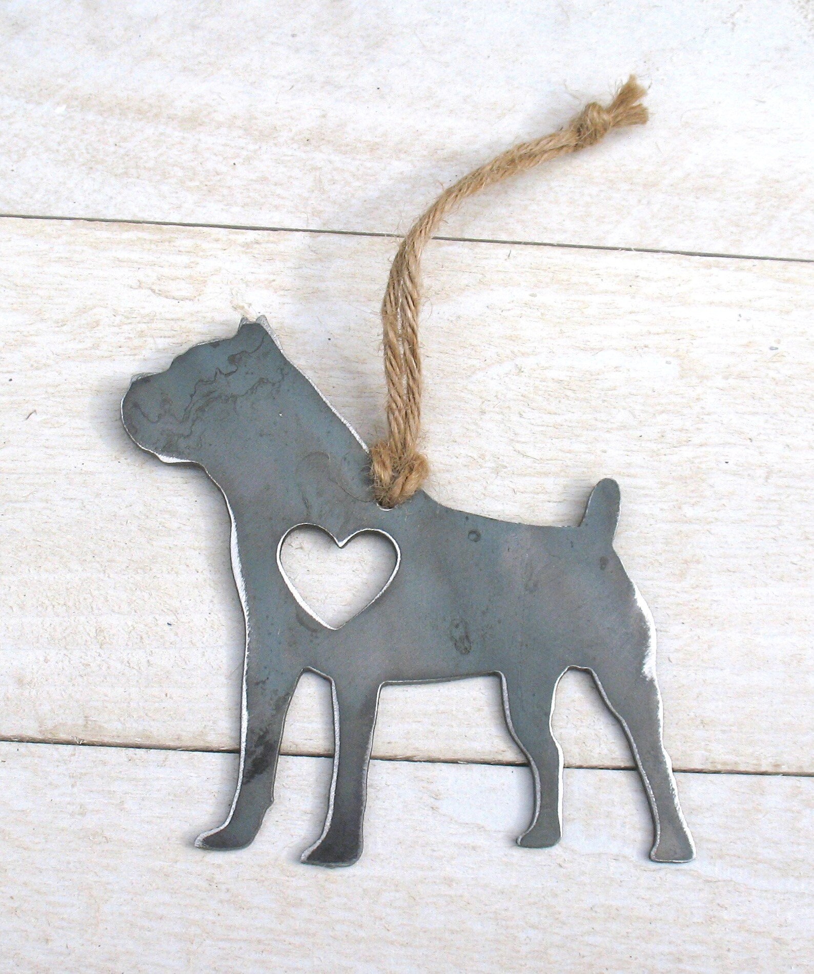 Cane Corso Dog Ornament Metal Dog Christmas Ornament Pet Etsy