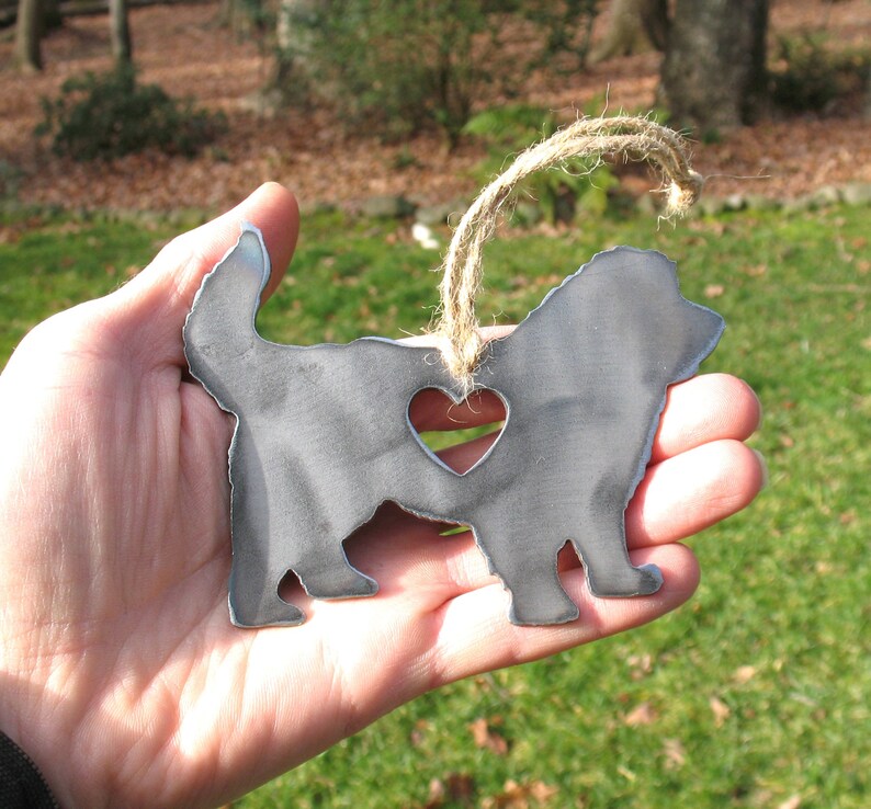 Newfoundland Dog Ornament 1 Pet Lover Memorial Ornament Pet Loss Dog Memorial Ornament Remembrance Gift Metal Dog Christmas Ornament