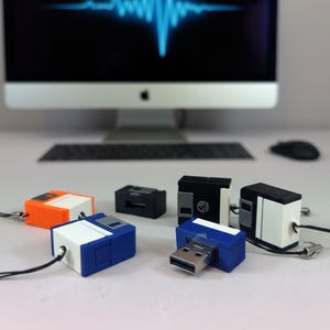 USB-Stick - Floppy-Disk - Diskette 3,5" - Retro - 4GB / 8GB / 16GB / 32GB / 64GB / 128GB - 3D-Druck