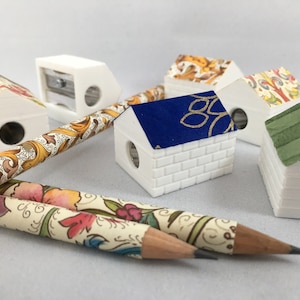 Sharpener Sharpener Cottage House Pencil - 3D Print Meets Craft