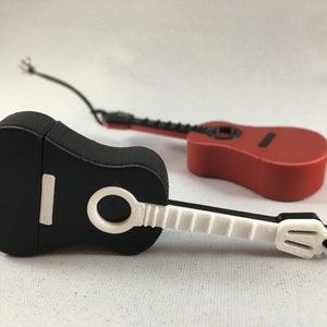 USB-stick - Gitaar, Muziek - 4GB / 8GB / 16GB / 32GB - 3D-printen