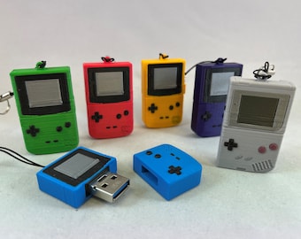 Clé USB - Game Boy classic/color (couleur sélectionnable) - 8Go / 16Go / 32Go / 64Go / 128Go - Impression 3D