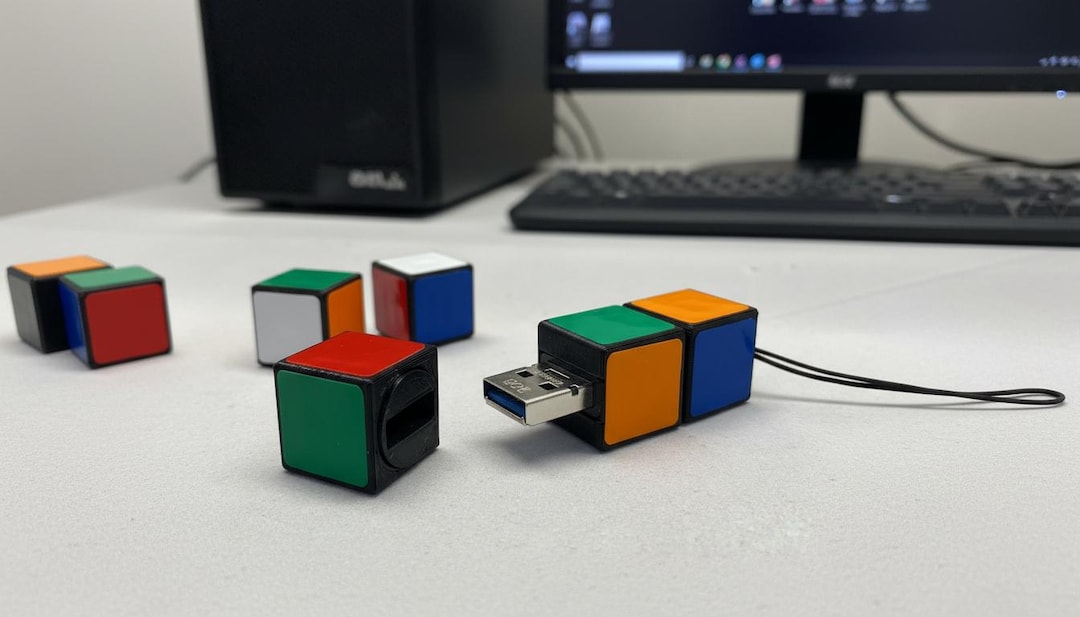 USB Stick - Rubik's Cube, Cube 1x3 - 4GB / 8GB / 16GB / 32GB