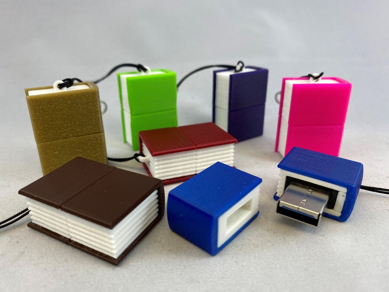 USB-Stick Buch Bücher Farbe wählbar 4GB / 8GB / 16GB / 32GB / 64GB 3D-Druck Bild 1