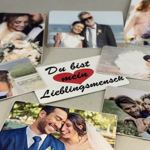 pocket SNAP – personalisierte Fotokarte mit Wunschtext als Geschenk, Unikat, beidseitig bedruckbar! Die perfekte Hochzeitserinnerung!