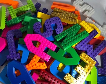 Letter - Name - Decoration - Children&#39;s Room - Wall - Building Block (various colors) - 3D printing