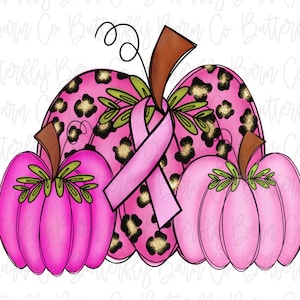 2 Files | We Wear Pink PNG | Cancer PNG, Sublimation, Awareness Design | Pumpkin PNG | Shirt Designs | Breast Cancer | Stickers | Waterslide