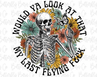 Skeleton PNG | Digital Design Download | Wildflower Png | Sublimation | Cute png | retro png | Shirt Designs |Sublimation PNG | Graphic |