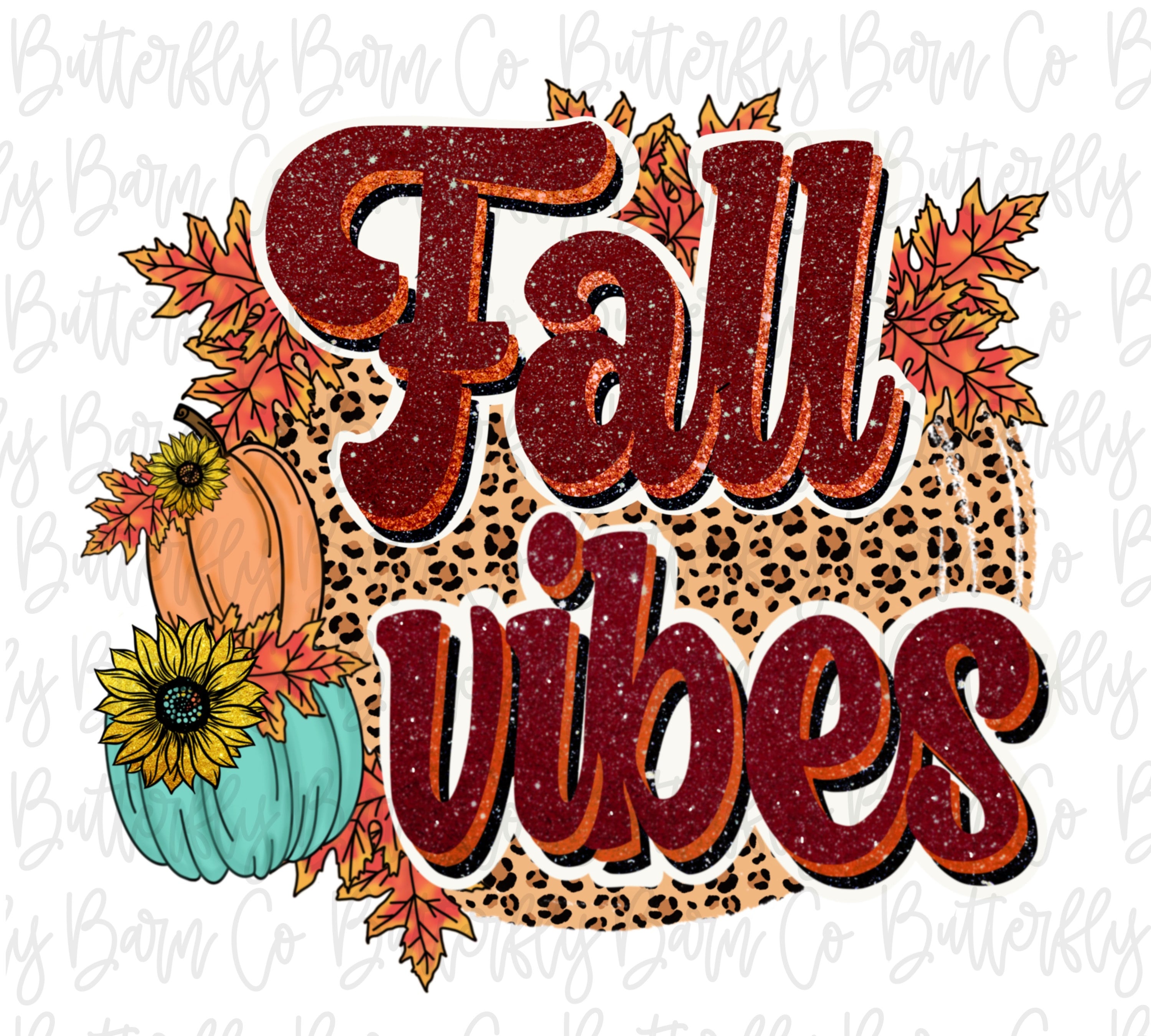 Fall Vibes PNG Instant Download Sublimation Cute Fall | Etsy