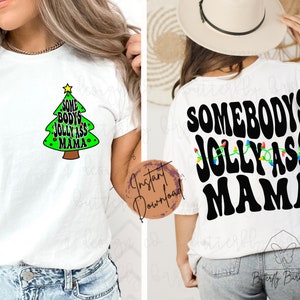 2 files, Christmas PNG | Digital Design | Mama Png | Sublimation | Cute png | retro png | Shirt Designs |Sublimation PNG | Graphic |