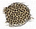 Distressed, Leopard, Background  PNG | Circle PNG, Digital Download | Sublimation | Waterslide | Shirt Design | Leopard | Serape | Cow Print 