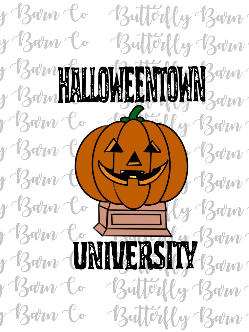 Download Halloweentown University PNG Instant Download Sublimation ...
