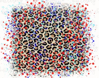 Distressed Leopard, Background PNG |  Patriotic PNG, Digital Download | Sublimation | Shirt Design | Leopard png | Sublimation Background
