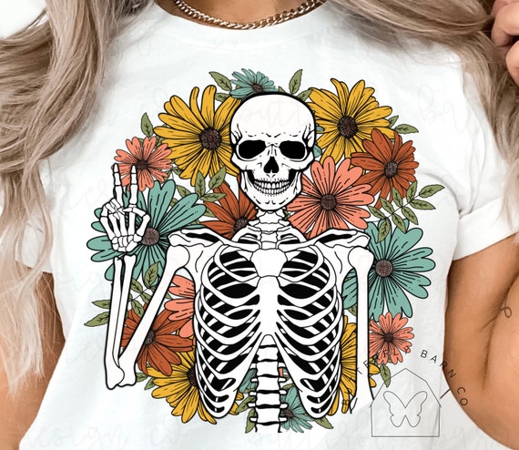 Skeleton PNG Digital Design Download Wildflower Png 