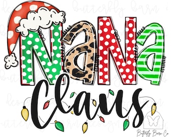 Christmas PNG | Digital Design Download | Nana Png | Sublimation | Cute png | retro png | Shirt Designs |Sublimation PNG | Graphic |